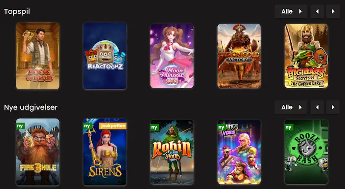 Art Casino Danmark Spil